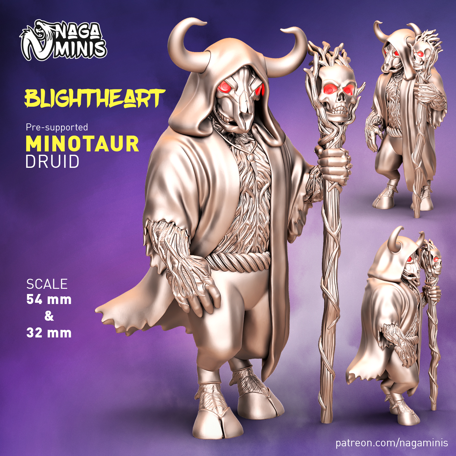 (Pre-supported) Minotaur Druid